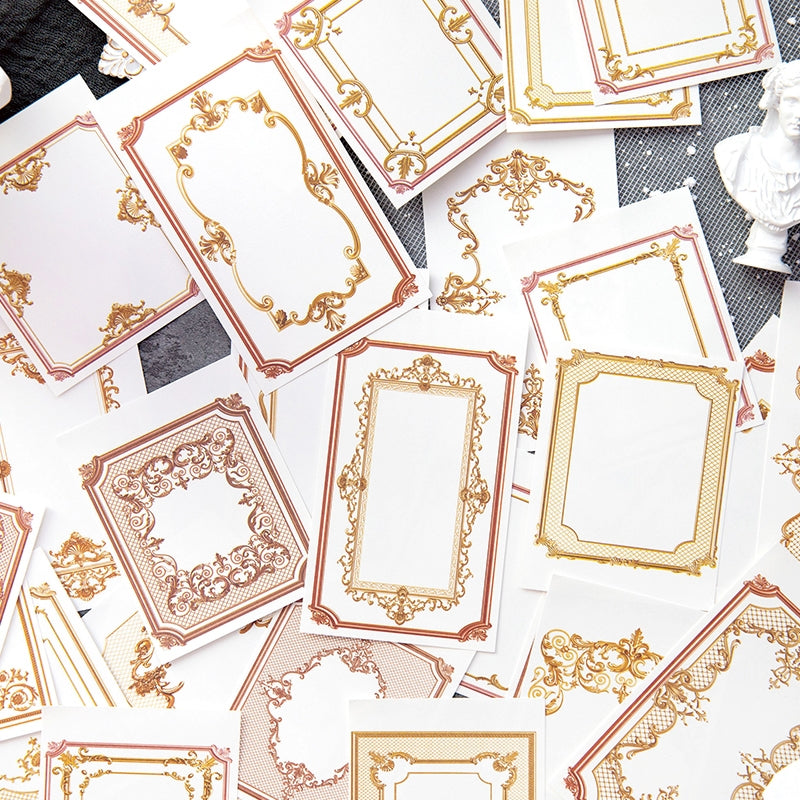 William Castle Series Foil Embossed Floral Notepads Paper
