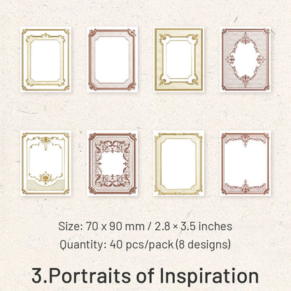 William Castle Series Foil Embossed Floral Notepads Paper