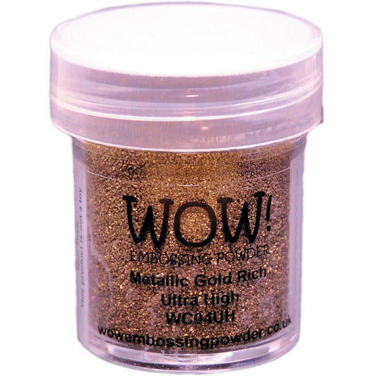 WOW! Embossing Powder - Metallic Gold Rich Ultra High