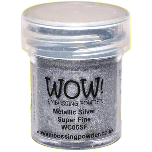 WOW! Embossing Powder - Metallic Silver Super Fine